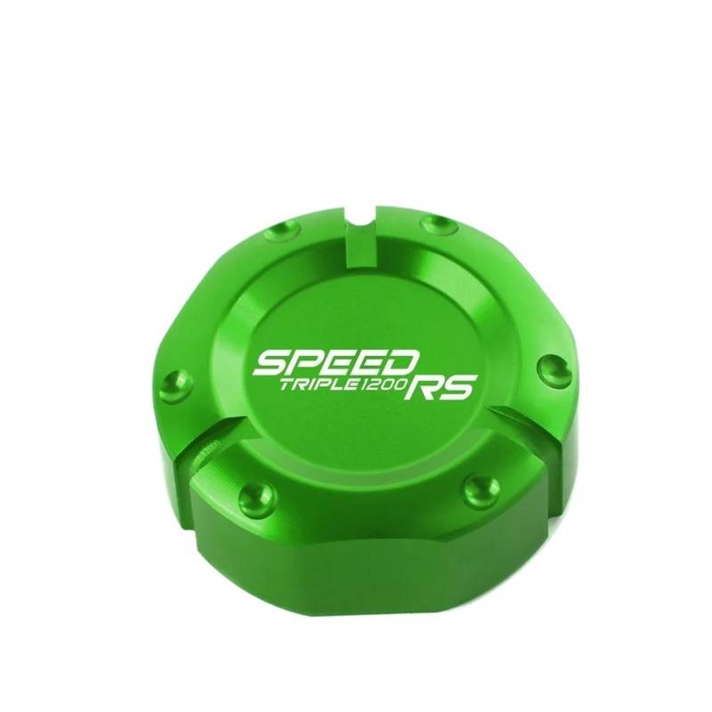 Für SpeedTriple1200RS Speed ​​Triple 1200RS 1200RR RR RS S 1050 Rs 1200 Hinten Brems Reservoir Abdeckung Cap Zubehör(Green-1200RS) von ZHSBAG