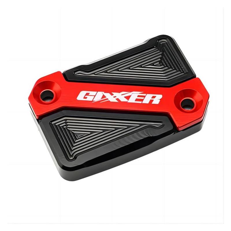 Für Suzuki GIXXER 250 SF 150 125 2018-2023 Motorrad-Ablassschraube Motoröl-Einfülldeckel Vordere Bremsflüssigkeitsbehälter-Tankabdeckung(Cover Red) von ZHSBAG