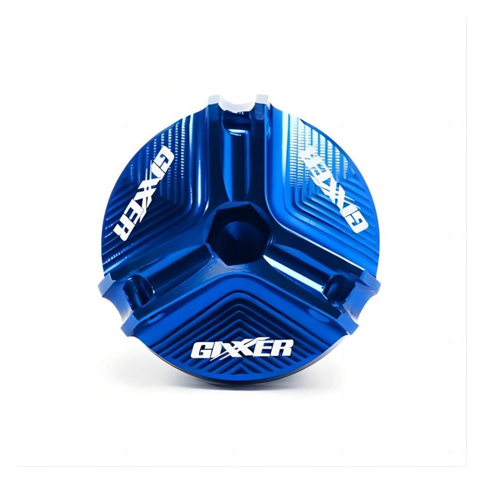 Für Suzuki GIXXER 250 SF 150 125 2018-2023 Motorrad-Ablassschraube Motoröl-Einfülldeckel Vordere Bremsflüssigkeitsbehälter-Tankabdeckung(Oil filler Cap Blue) von ZHSBAG