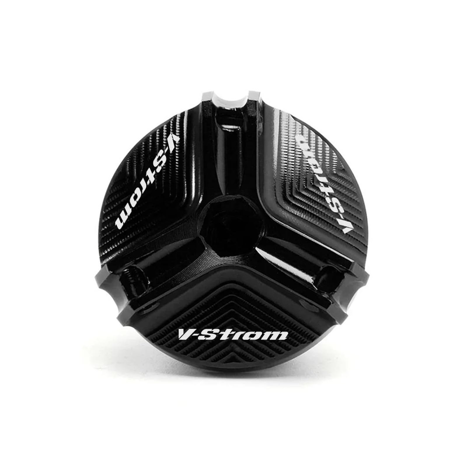 Für Suzuki VSTROM 1000 650 1050/XT V-STROM 250 DL250 DL650 DL1000 Motorrad Motor Öl Kappe Schraube Öl Einfülldeckel Zubehör(Black) von ZHSBAG