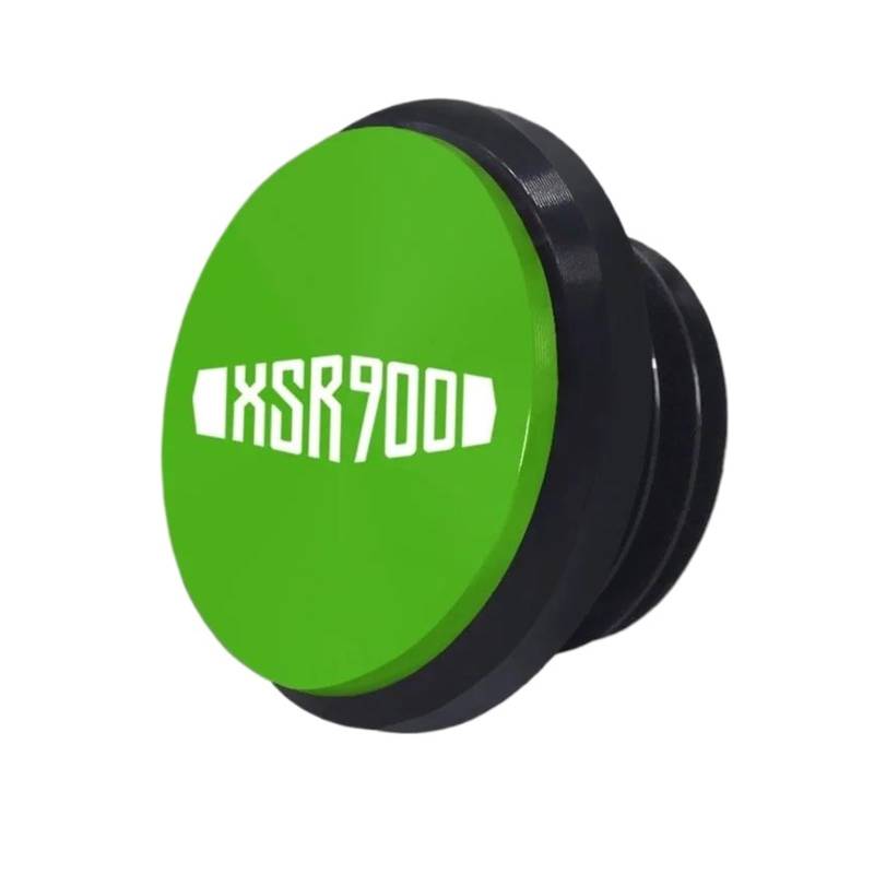 Für XSR900 XSR 900 2016-2019 Motorrad CNC Motoröl Tankdeckel Kraftstoffeinfülldeckel Schutz Zubehör(Green) von ZHSBAG