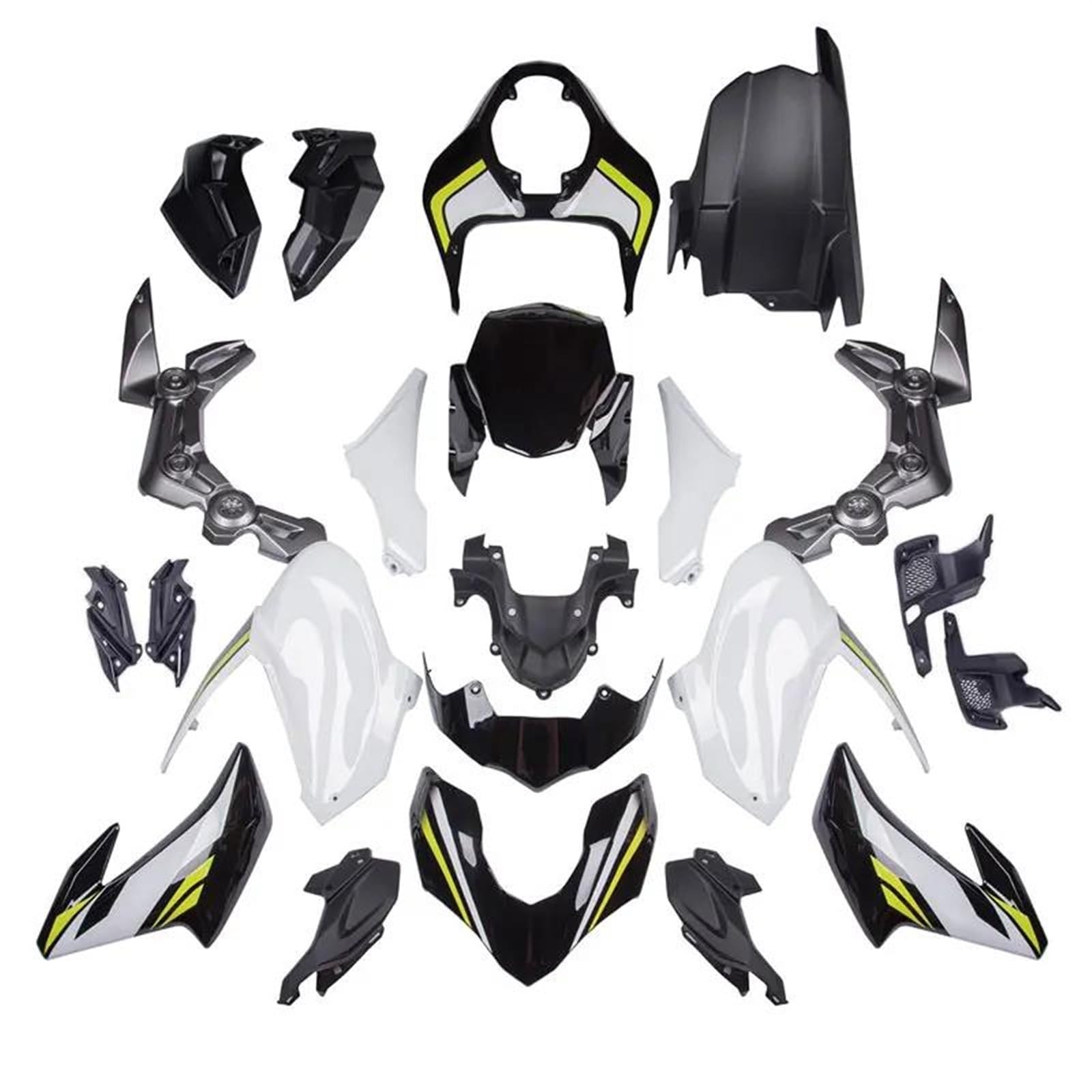 Motorrad ABS Verkleidungen Einspritzverkleidung Karosserie Rahmenschutz Kits Für Kawasaki Z 900 2017-2019 Motorradverkleidung(Yellow) von ZHSBAG