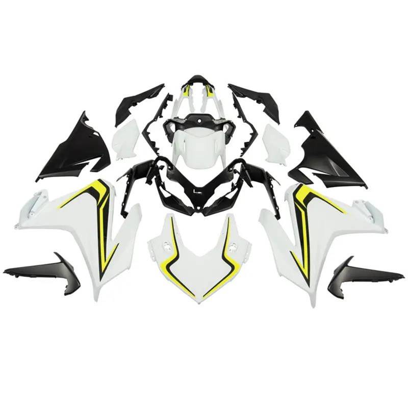 Motorradverkleidungen Spritzgussform Lackiertes ABS Verkleidungs-Karosserie-Kit Sets Seitenverkleidungen Panels für HONDA CBR500R 2019-2023(Yellow) von ZHSBAG