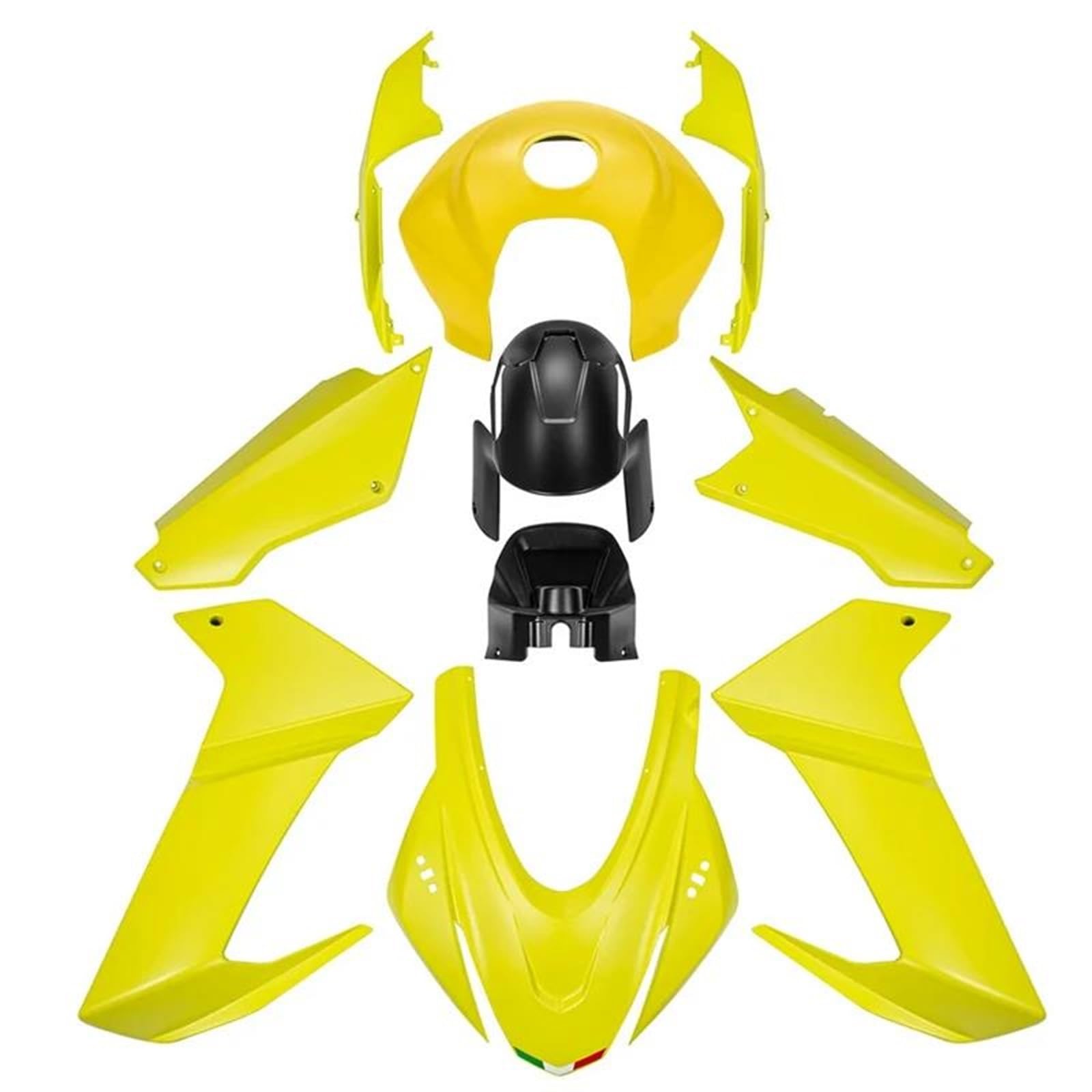 Verkleidung Verkleidungen Motorradzubehör Einspritzverkleidung Karosserie Rahmenschutz Kits Für Aprilia RS 660 2020-202(Yellow) von ZHSBAG