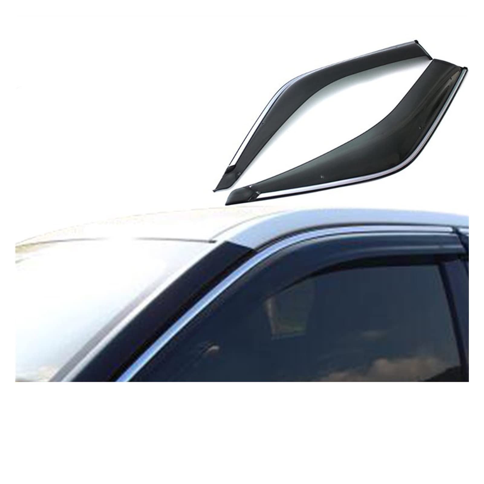 Windabweiser Seitenfenster Regenabweiser Fenstervisiere Für VW Caravelle / T5 2017 2018 2019 2020 Windabweiser Seitenfenster von ZHTAISOU