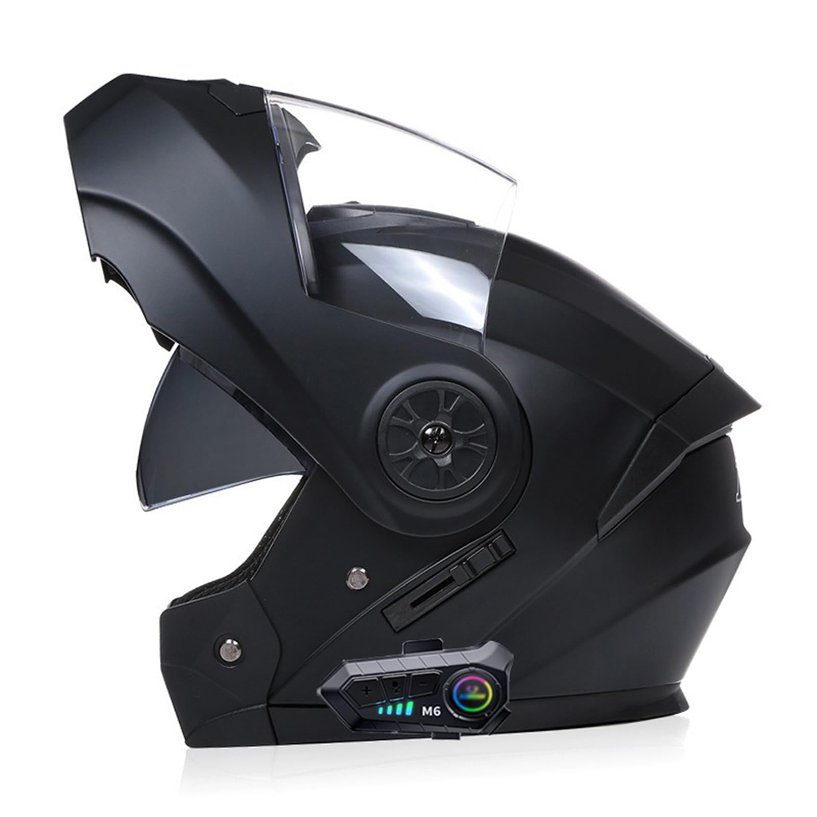 Motorradhelm Klapphelm Mit Bluetooth - Klapphelm ECE Genehmigt Motorrad Herren - RollerHelm Bluetooth-Helm Mit Doppelvisier, Motorradhelm Für Damen Und Herren von ZHTBATE