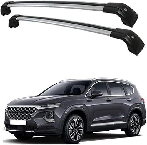 Auto Dachträger Dachreling für Hyundai Grand Santa Fe SUV 2013-2023,Dachträger Relingträger,Dachgepäckträger Integrierte Dachreling von ZHUIJUE