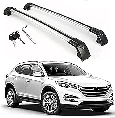 Auto Dachträger Dachreling für Hyundai Tucson 2016-2021,Dachträger Relingträger,Dachgepäckträger Integrierte Dachreling von ZHUIJUE