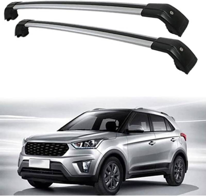 Auto Dachträger Querstangen,für Hyundai Creta 2016-2019 Dachträger Lastenträger GepäCktransport Car Zubehör von ZHUIJUE