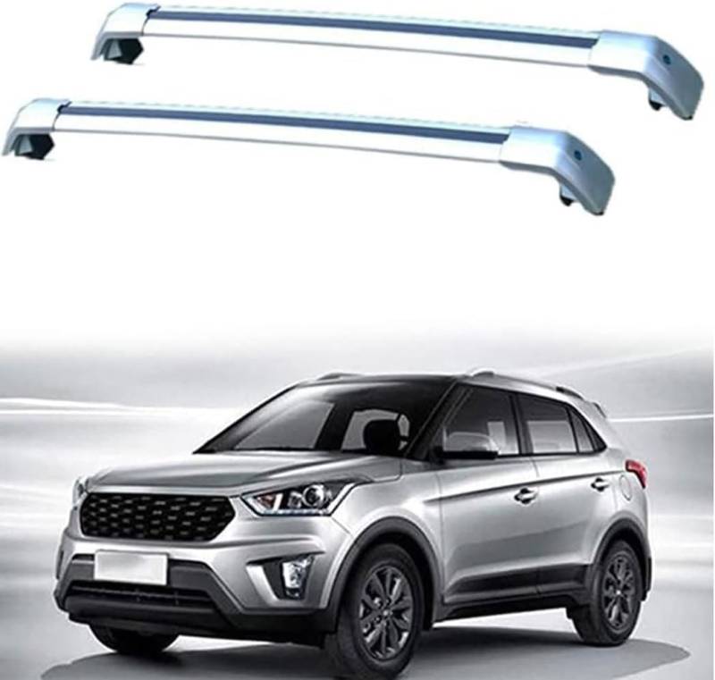 Auto Dachträger Querstangen,für Hyundai Creta 2016-2019 Dachträger Lastenträger GepäCktransport Car Zubehör von ZHUIJUE