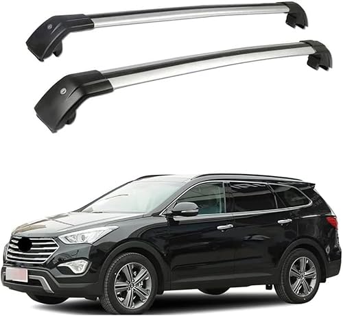 Auto Dachträger Querstangen,für Hyundai Grand Santa Fe SUV 2013-2020 Dachträger Lastenträger GepäCktransport Car Zubehör von ZHUIJUE