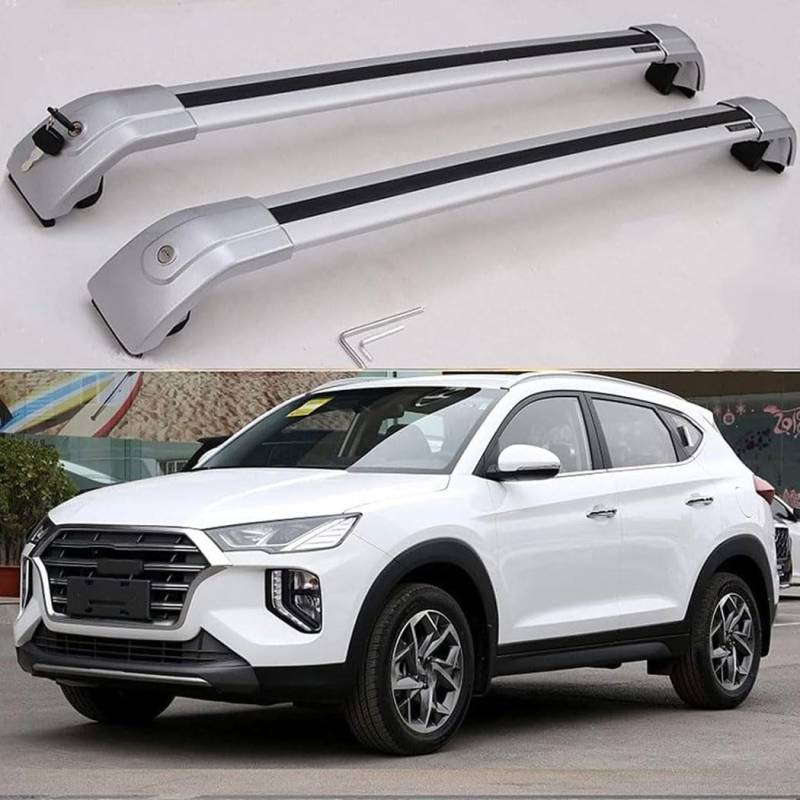 Auto Dachträger Querstangen,für Hyundai Tucson 2016-2019 Dachträger Lastenträger GepäCktransport Car Zubehör von ZHUIJUE