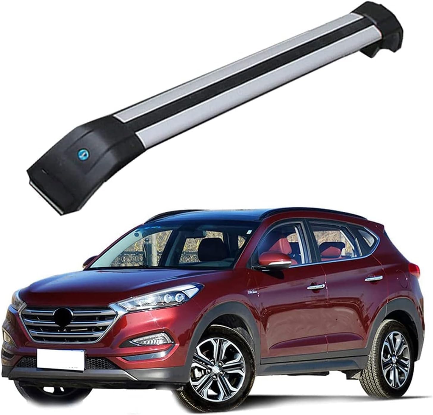 Auto Dachträger Querstangen,für Hyundai Tucson SUV 2015-2020 Dachträger Lastenträger GepäCktransport Car Zubehör von ZHUIJUE