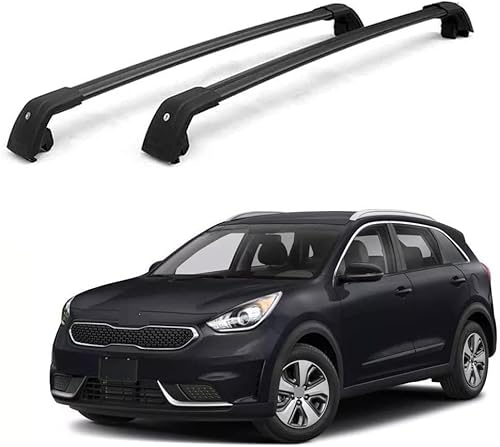 Auto Dachträger Querstangen,für KIA NIRO 2017 2018 2019 2020 Dachträger Lastenträger GepäCktransport Car Zubehör von ZHUIJUE