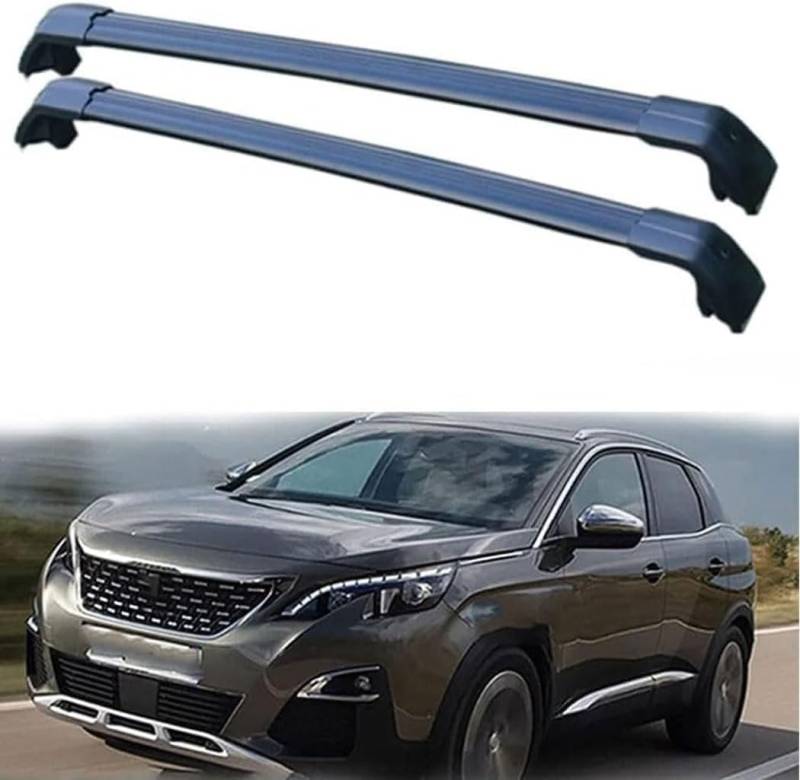 Auto Dachträger Querstangen,für Peugeot 3008 2016-2022 Dachträger Lastenträger GepäCktransport Car Zubehör von ZHUIJUE