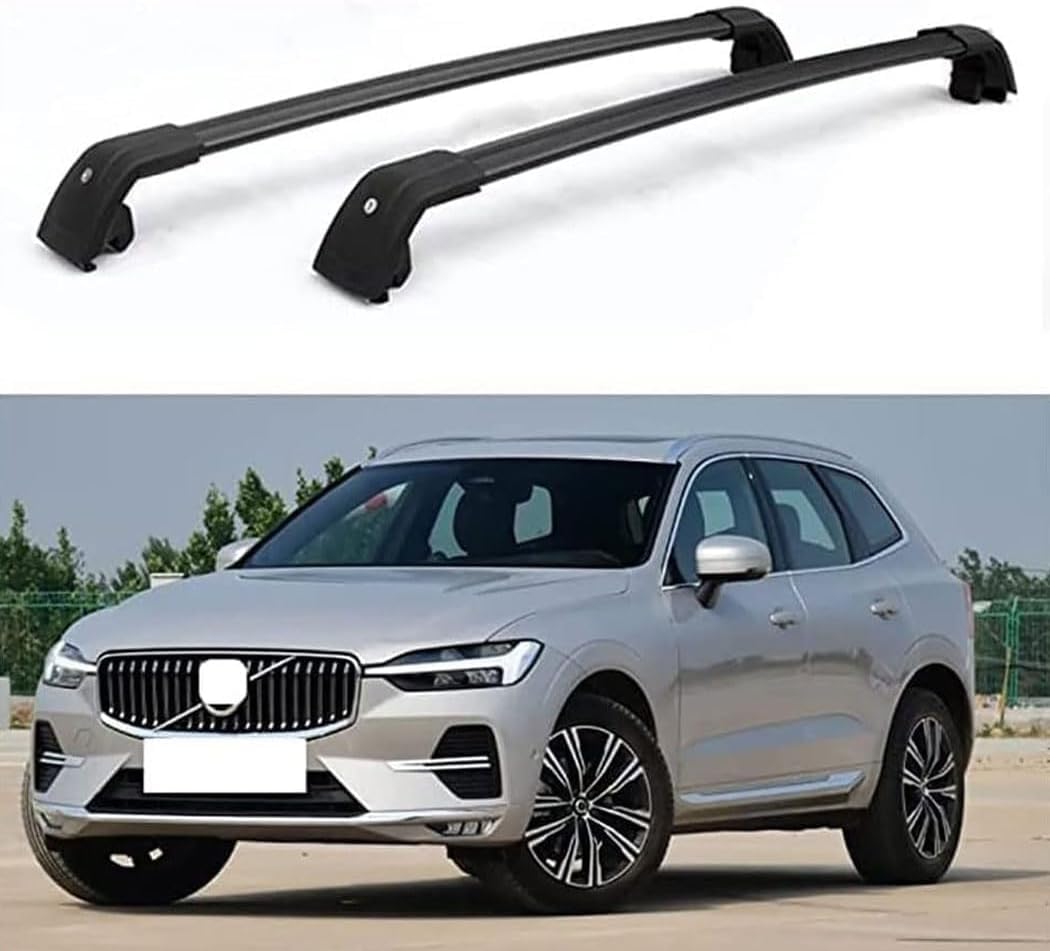 Auto Dachträger Querstangen,für Volvo XC60 2016-2022 Dachträger Lastenträger GepäCktransport Car Zubehör von ZHUIJUE