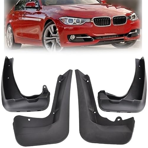 Auto Schmutzfänger für BMW 3 Series F30 F31 2012-2018, Auto Kotflügel Schutz Spritzschutz Vorne Hinten Klappen Mud Flaps Styling Zubehör von ZHUIJUE