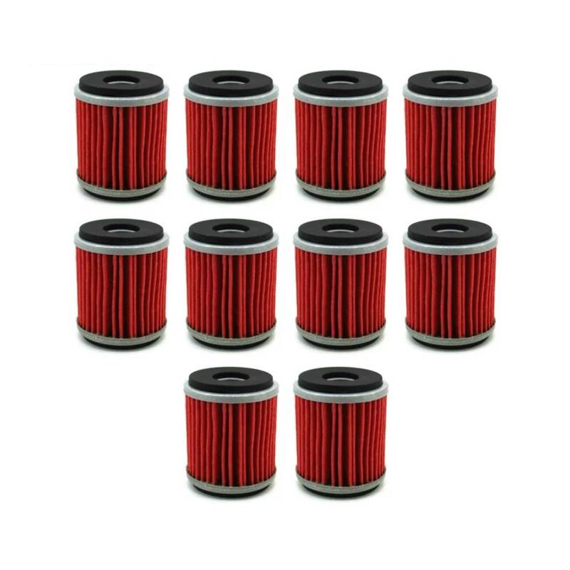 10 Stück Ölfilter for YBR250 YZ250 WR250F WR YZ 450F YFZ 450 450R 450W 450X von ZHUOHANG