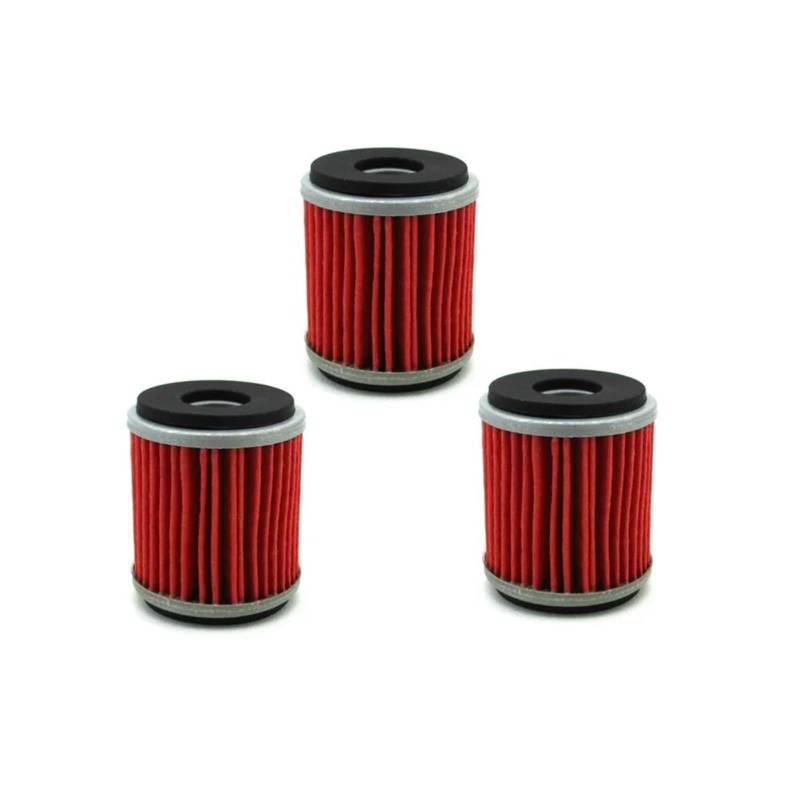 3-teiliger Ölfilter for YZ XT YFZ YBR 250 450 TE SM EC 125 YZ XT YFZ C-ABALLE-RO von ZHUOHANG