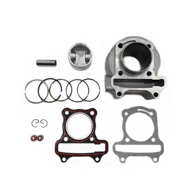 47MM Motorrad Zylinder Kolben Ring Dichtung Kit for GY-6 80CC Motorrad Motor Zubehör von ZHUOHANG