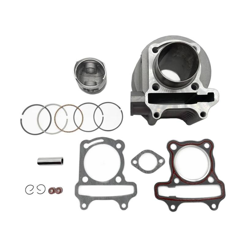 50MM Motorrad Zylinder Kolben Ring Dichtung Kit for GY-6 100CC Motorrad Motor Zubehör von ZHUOHANG