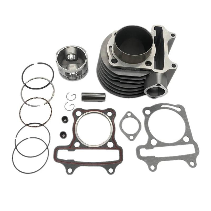 57,4 MM Motorrad Zylinder Kolben Ring Dichtung Kit for GY-6 150CC Motorrad Motor Zubehör von ZHUOHANG