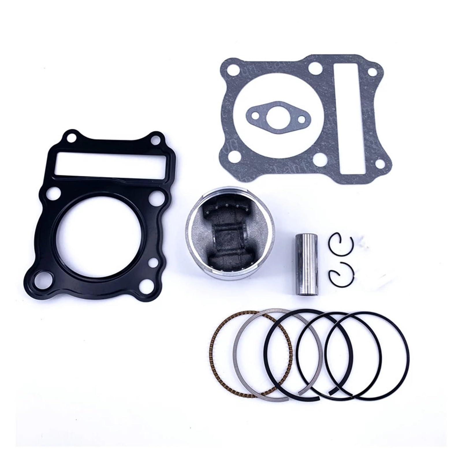 57MM Motorrad Zylinder Kolben 15mm Pin Ring Dichtung Set Kit for S-uzu-ki GZ150-A EN150-A EN150 GZ150 GZ EN 150 150cc von ZHUOHANG