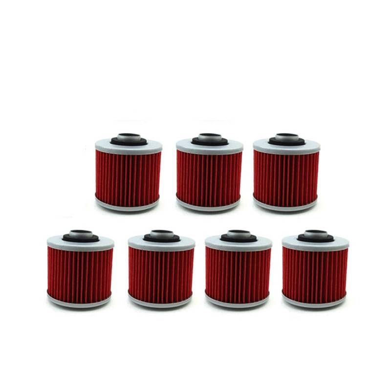 7x Ölfilter for SR400 XT660R TDM900A TDM900 XT660Z XT660R XT660X XVS400 YFM700R RAPTOR SE XVS650 XV250 V-STAR von ZHUOHANG