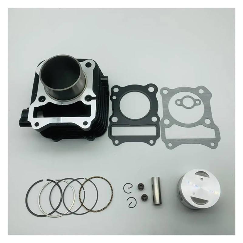 Euro II 57 MM Motorrad Motor Zylinder Kit Kolbenringsatz for S-uzu-ki GS125 GN125 EN125 GZ125 EN GS GN 125 125cc 157FMI K157FMI von ZHUOHANG