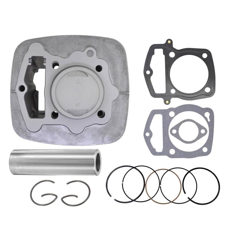 Motorrad Zylinder Kolben Dichtung Rebuild Kit 67mm for RE250 CRF230 GP250 CB250 GTY TGR CQR KAYO BSE 250 Dirt Bike QUAD von ZHUOHANG