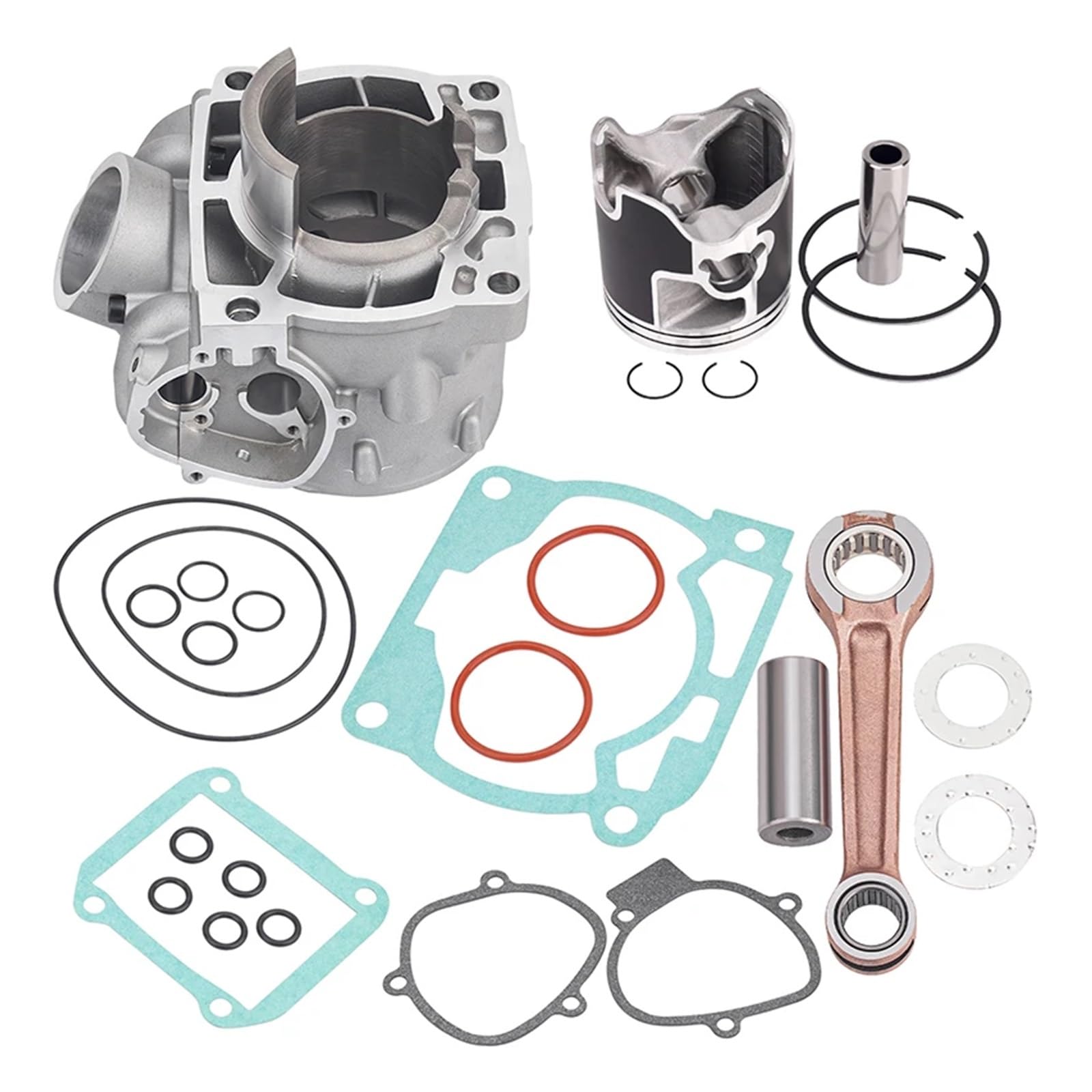 Motorradteile 72 mm Zylinder & Dichtung + Kolbenringe Kit + Pleuel for 300 2019 2020 2021 2022 von ZHUOHANG