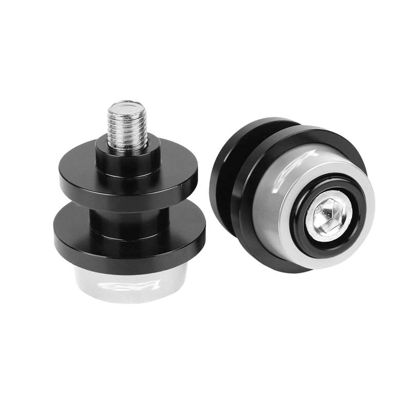 M8 Schwingenadapter Ständer Bobbins Ständeraufnahme für GSR 400 600 750 1000 GSR400 GSR600 GSR750 GSR1000 Argento von ZHUOWU