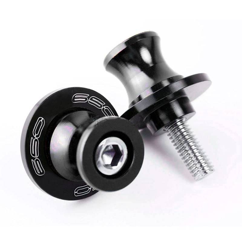 M8 Schwingenschutz Schwingenadapter Ständer Bobbins Spool Racingadapter Ständeraufnahme für Z650 Z 650 2017-2020 Schwarz von ZHUOWU