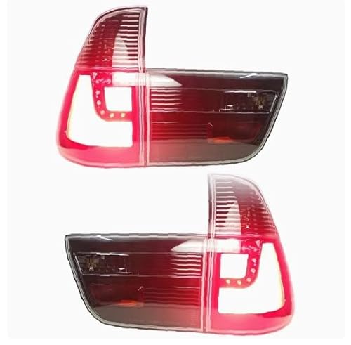 Autorücklichter für BMW X5 E53 4-Door Sedan Old Model 2003-2006, sodass der häufige Austausch der Rücklichter entfällt,Black A Pair von ZHXYBF66