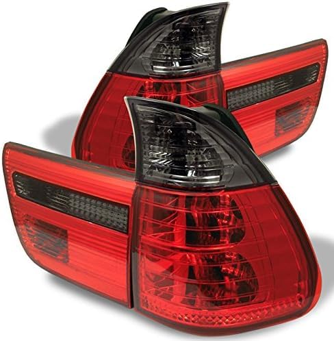 Autorücklichter für BMW X5 E53 SUV 2000-2006, sodass der häufige Austausch der Rücklichter entfällt,Red von ZHXYBF66