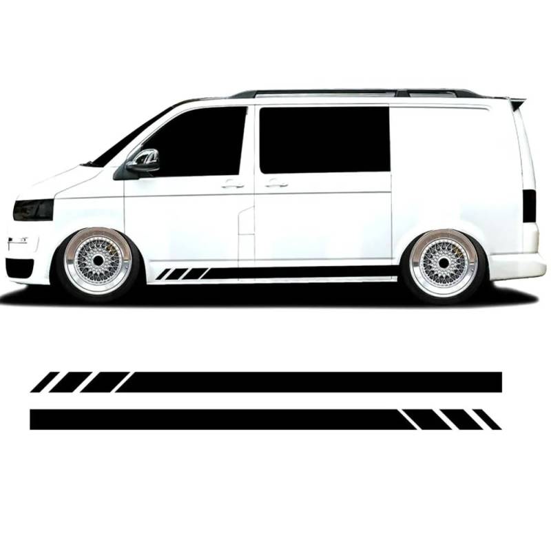 230cm Seitenstreifen Aufkleber Aufkleber, für VW Volkswagen Transporter T4 T5 T6 Campervan von ZHYIHOUSA