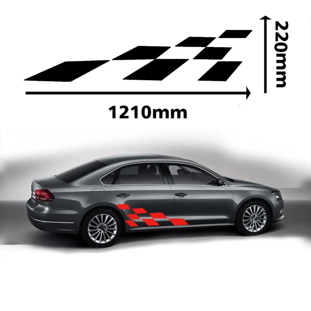 2pcs Auto Aufkleber Seitentür, für Audi, für BMW, für Ford, für Vw, für Mercedes, für Honda Auto Vinyl Film Aufkleber CarTuning Autozubehör von ZHYIHOUSA