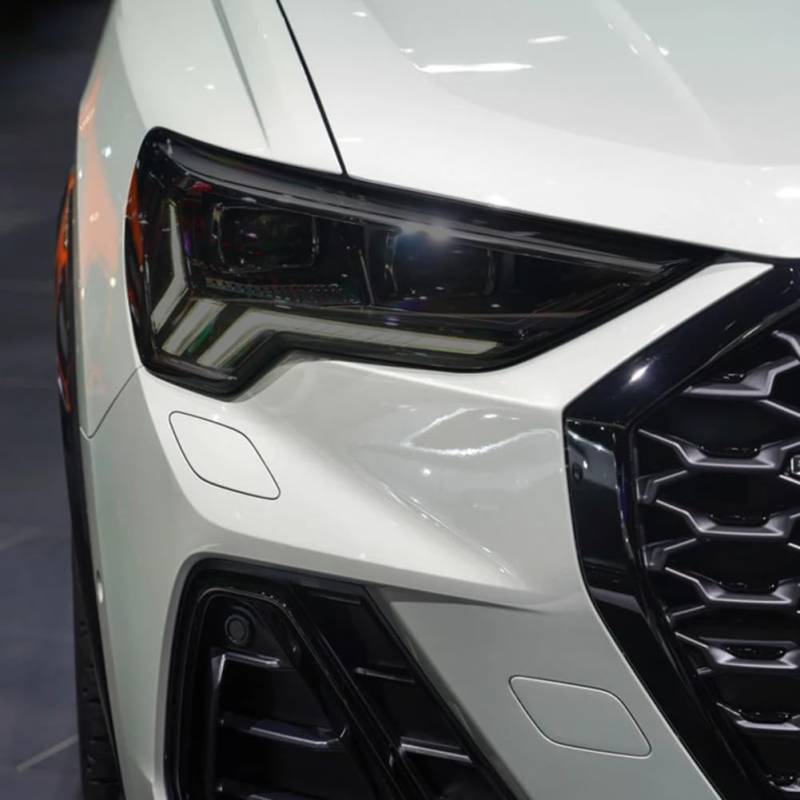 Autoscheinwerfer Schutzfolie Scheinwerfer Rücklicht Transparent Schwarz TPU Aufkleber, Für Audi Q3 F3 RSQ3 Sportback 2019-On Zubehör von ZHYIHOUSA