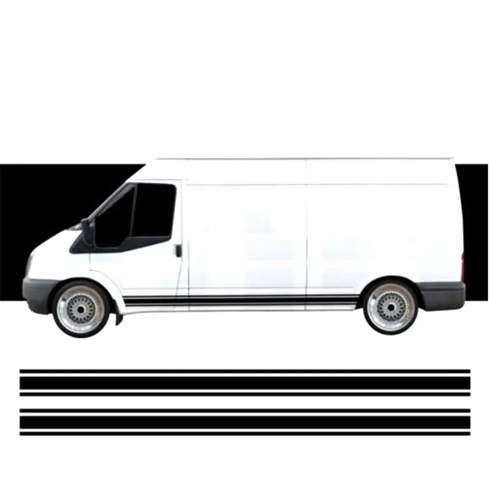 Seitenstreifen Aufkleber Vinyl Aufkleber Grafik Van, für Ford Transit LWB SWB MWB tu-887994 von ZHYIHOUSA