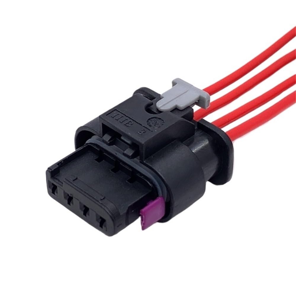 ZHjLut 2 3 4 5 6 Pin Auto Kraftstoff Injektor Iimpact Sensor Stecker Wasserdicht Elektronische Stecker Kabelbaum DJ7033WA-1,2-21(4P Wire Harness) von ZHjLut