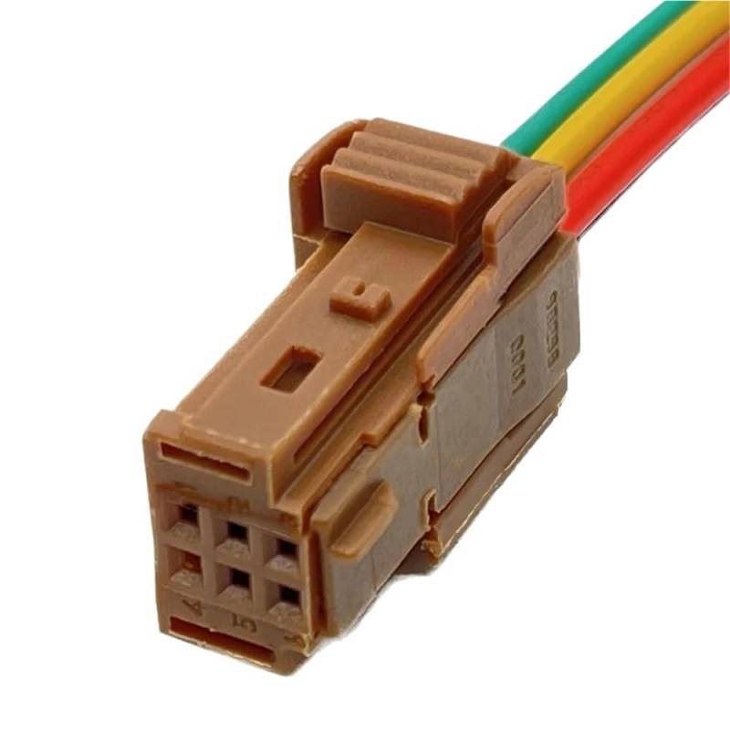 ZHjLut 6 Pin Auto Fensterheber Schalter Stecker Kabelbaum Auto Elektronische Stecker Mit Kabel MG643284 DJ7065D-0.6-21 von ZHjLut