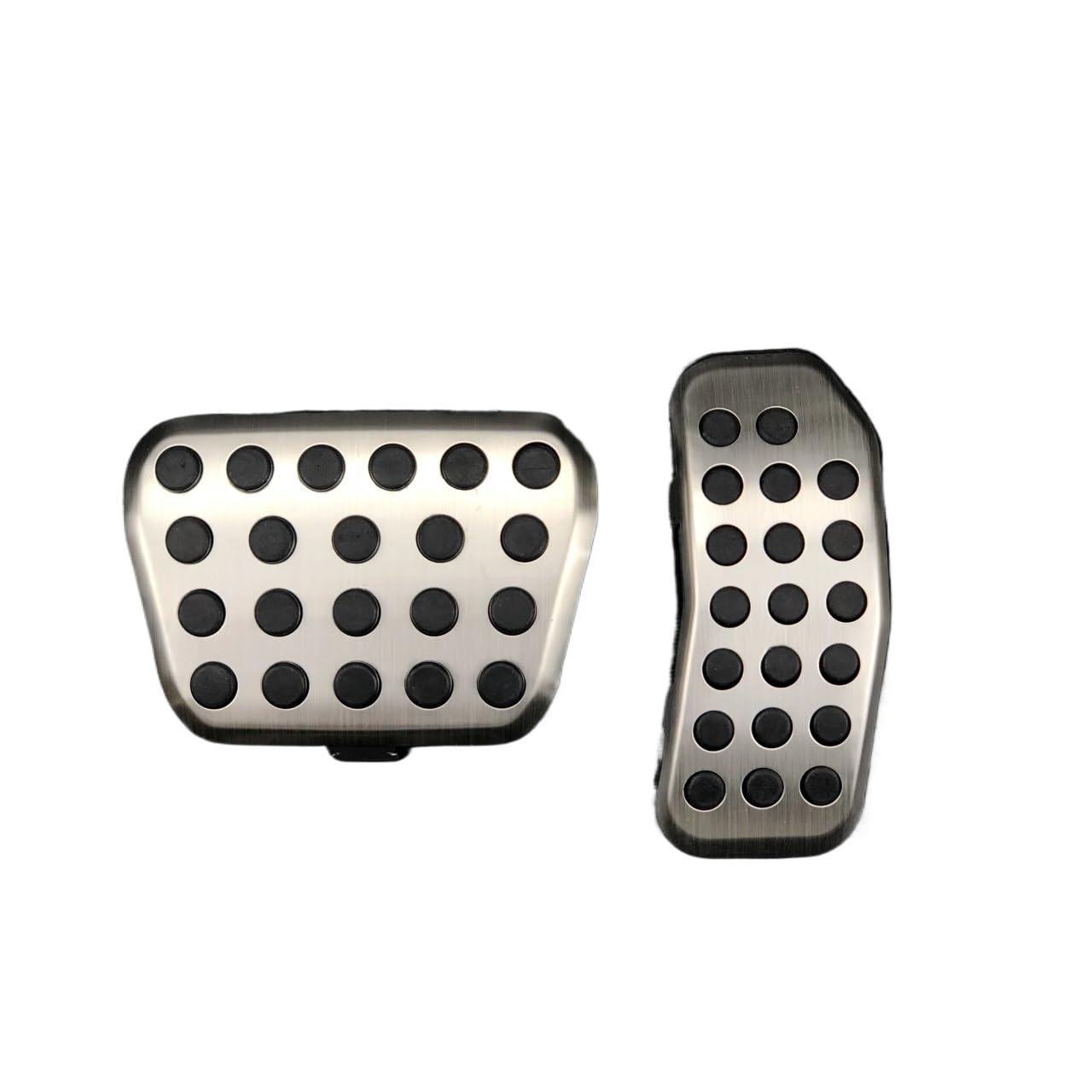 ZHjLut Auto-Gaspedal Kompatibel mit Ford für Fiesta MK6 2009-2019 Autozubehör Edelstahl Pedal Pads Abdeckung Fall(at 2pcs) von ZHjLut