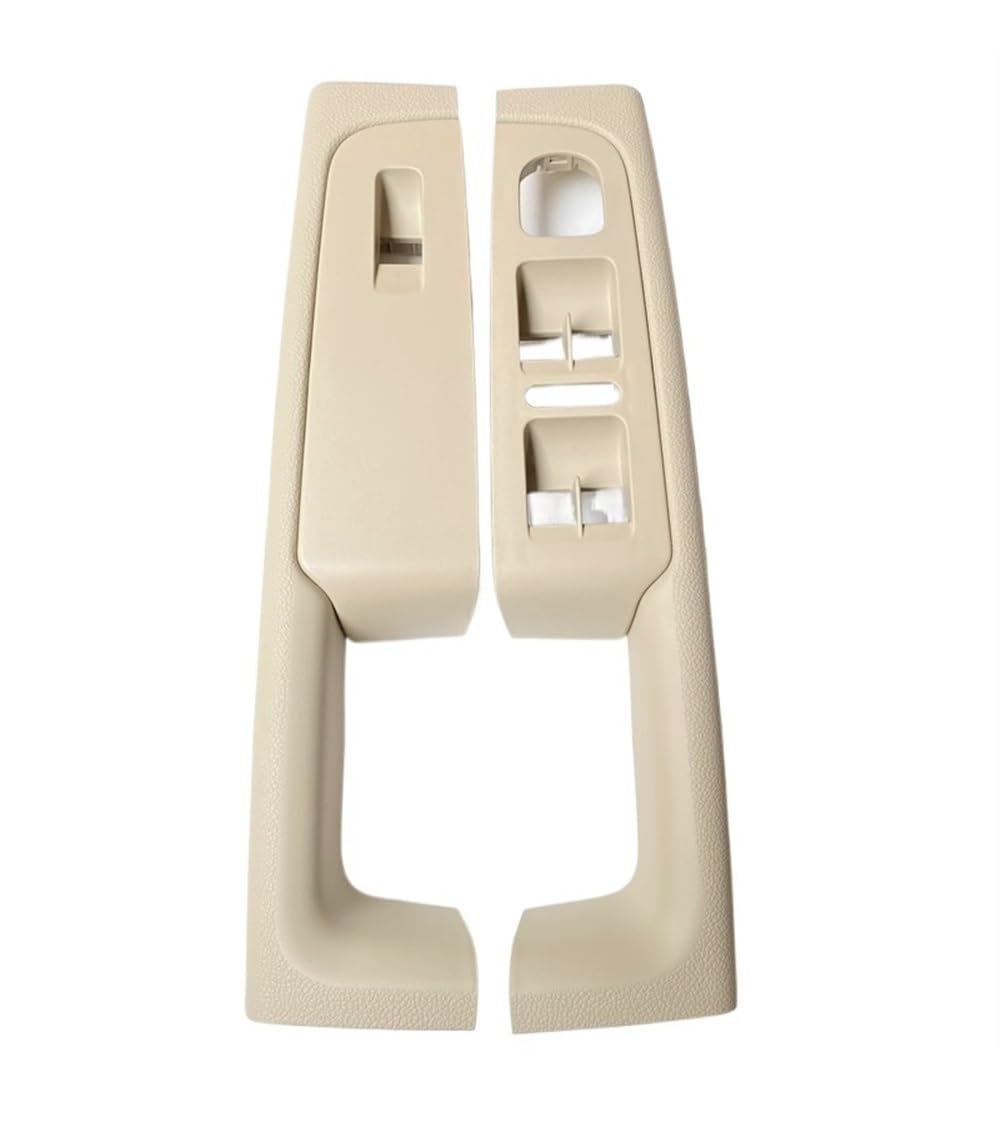 ZHjLut Auto Innentürgriffe Kompatibel mit Skoda für Superb 2008–2013 Beige vorderer innerer Türgriff Armlehnenrahmen Schalter Bedienfeldverkleidung 3TD867157A(Front Left and Right) von ZHjLut