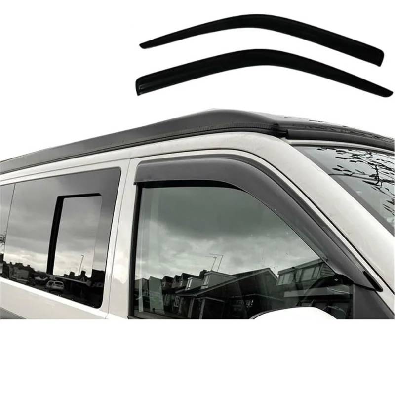 ZHjLut Autofenster Windabweiser Kompatibel mit VW für Transporter T6 für Caravelle 2015-2022 Seitenfenster-Windabweiser Visiere Wind- und Regenabweiser Visierschutz von ZHjLut