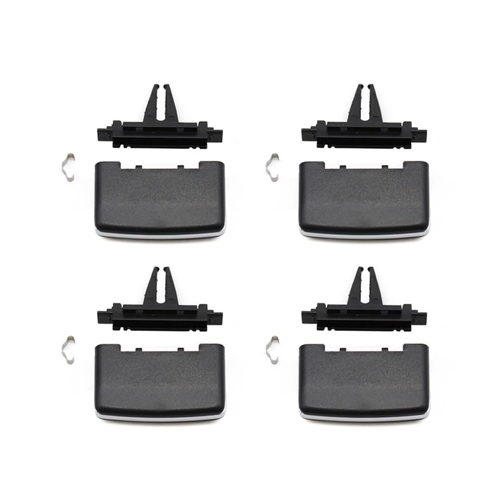 ZHjLut Klimaanlage Entlüftung Kompatibel mit Benz für C Class W204 2007 2008 2009 2010 2011 Auto-Front-AC-Entlüftungsauslass-Clip-Reparatursatz(Front 4PCS) von ZHjLut