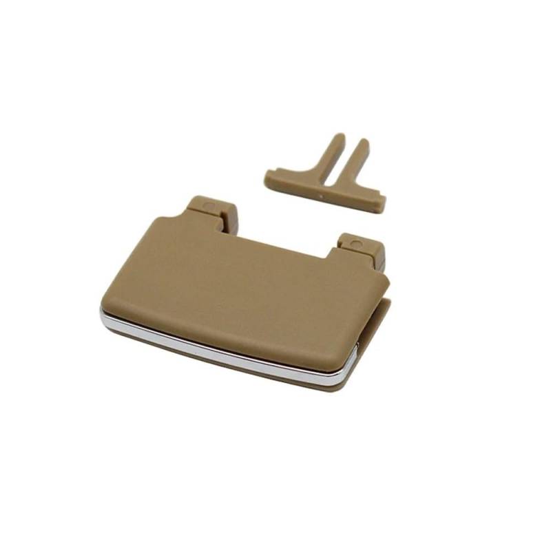 ZHjLut Klimaanlage Entlüftung Kompatibel mit Benz für W164 GL ML 2006 2007 2008 2009 2010 2011 vorne hinten Klimaanlage AC Vent Outlet Tab Clip Slider(Rear Beige) von ZHjLut