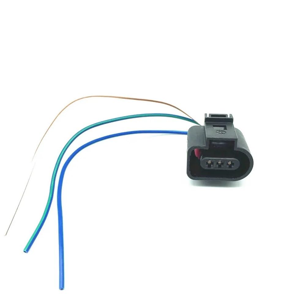 ZHjLut Kompatibel Mit A1 A2 A3 A4 A6 A8 Q3 Q5 Q7 TT 3-poliger Nockenwellensensor Ölstandssensor Pigtail-Stecker 1J0973703 3B0973703G von ZHjLut