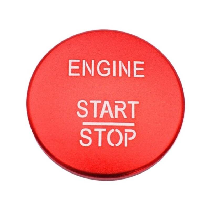 ZHjLut Kompatibel Mit Benz Für Für AMG Für A B C GLC GLA CLA GL Klasse W176 W246 W205 X253 X156 C117 Motor Start Stop Schlüsselanhänger Autoaufkleber(Button Cover Red) von ZHjLut