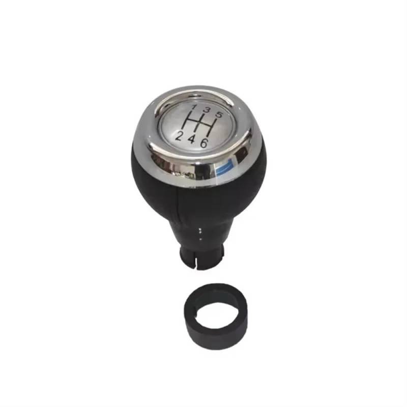 ZHjLut Kompatibel Mit Mini Für Cooper R55 R56 R58 R59 F55 F56 F54 F57 5 6-Gang-Schaltgetriebe Auto-Schaltknauf Schalthebel(5 Speed Silver) von ZHjLut