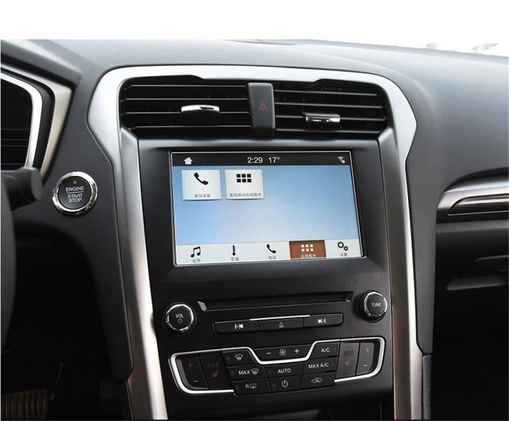 ZHjLut Kompatibel mit Ford Für Fusion Für Mondeo 2013-2021 Schutzfolie aus gehärtetem Glas Auto-GPS-Navigationsfolie LCD-Bildschirmzubehör Auto Navigation Schutzfolie(2013-2019) von ZHjLut